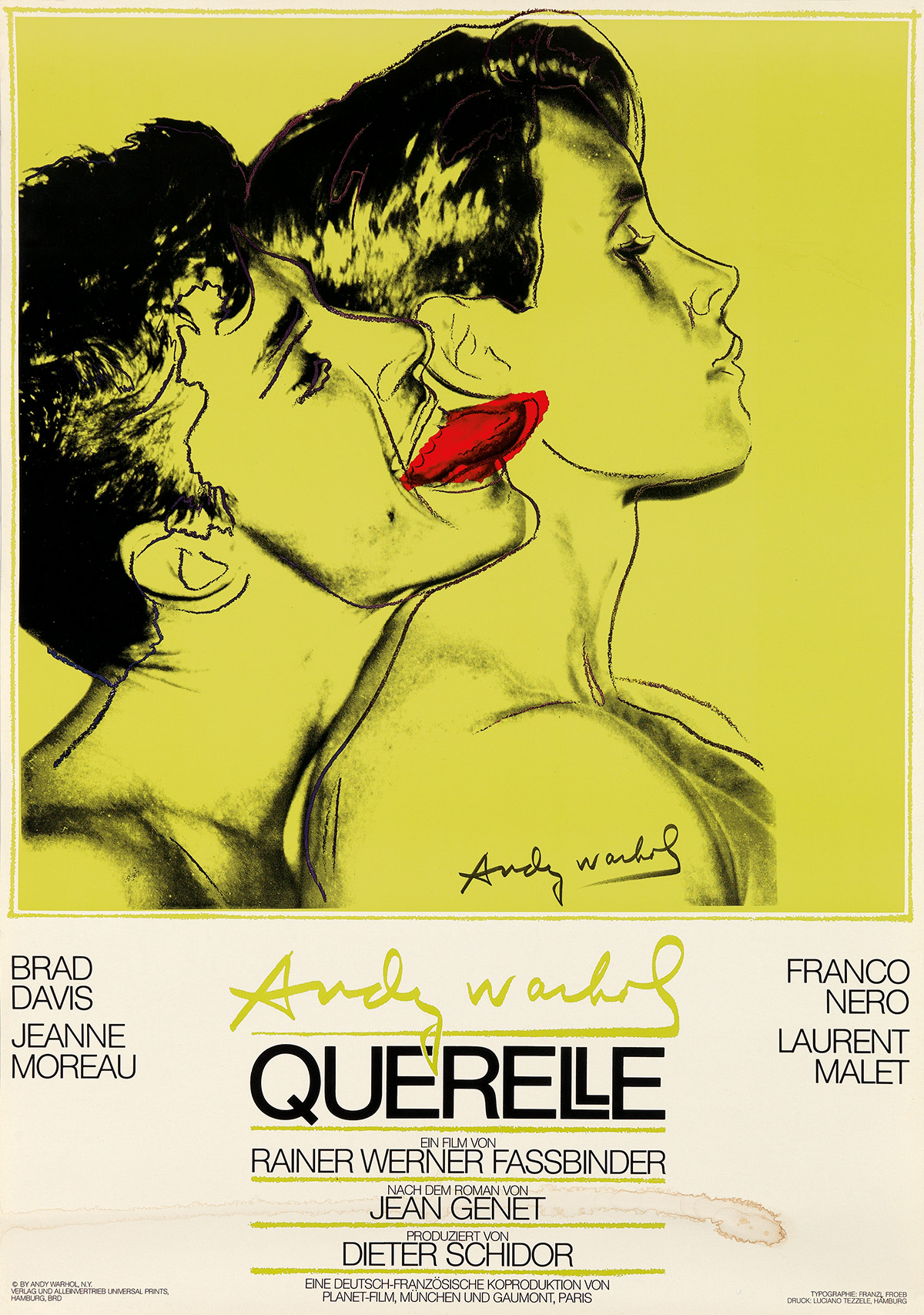 ANDY WARHOL (after) Querelle